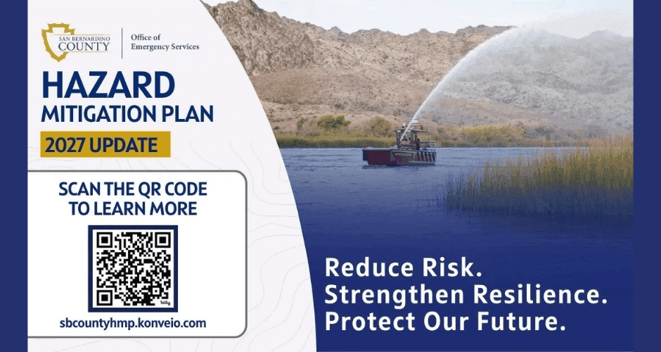 San Bernardino County seeks public input on 2027 disaster preparedness plan